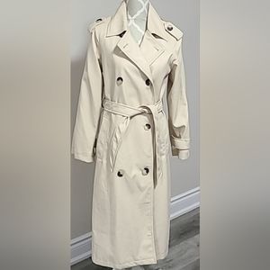 Black Tape Cream button up coat
